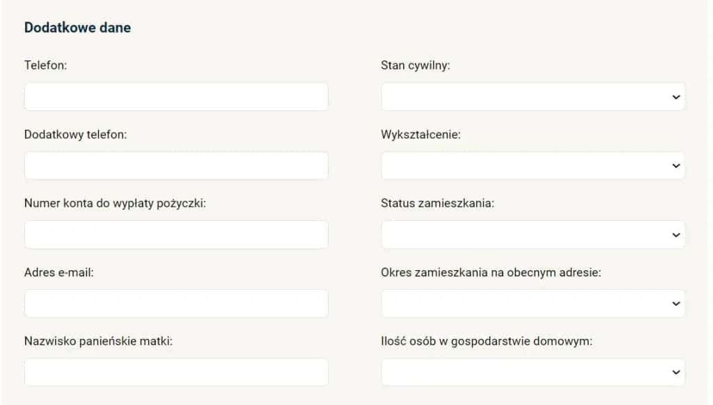 Jakie dane potrzebne do chwilówki, aby uniknąć problemów z wnioskiem?