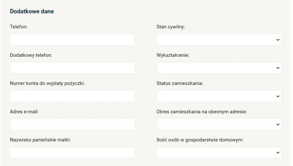 Jakie dane potrzebne do chwilówki, aby uniknąć problemów z wnioskiem?